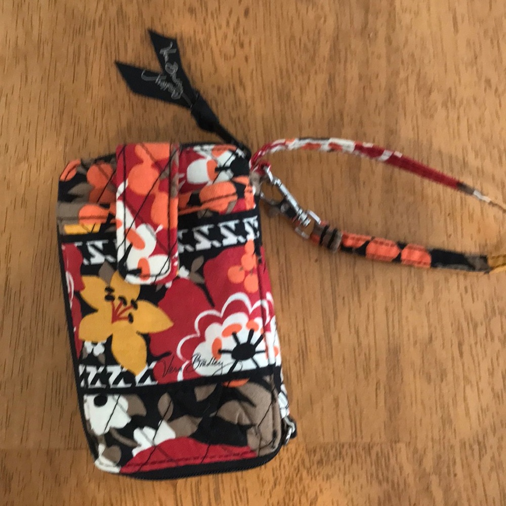 Vera Bradley wristlet zip pouch for cards/phone/ID, etc.